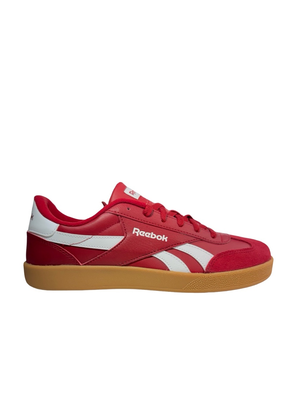 Reebok Smash Edge S Flash Red White Gum Sneakers Men's Size 10